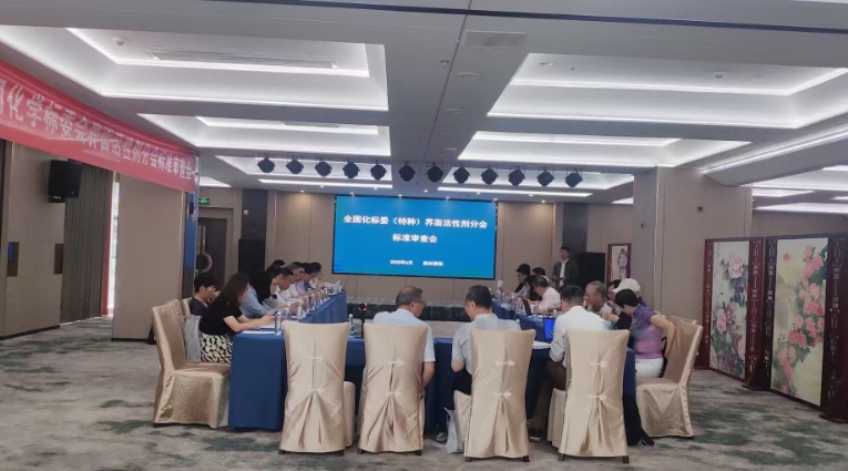 第四屆全國化學標委會界面活性劑分會標準審查會